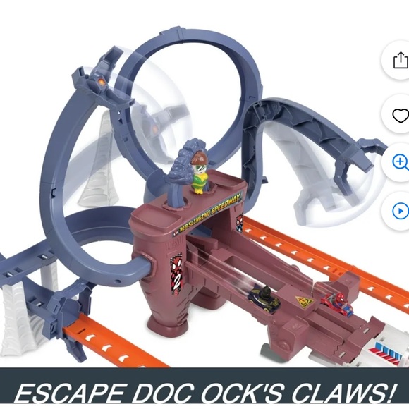 Hot Wheels Spider Man Racer Verse Track Set - Picture 4 of 14